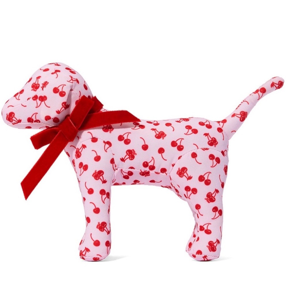 Victorias Secret Cherry Print Dog Plush Toy Collectable 2026